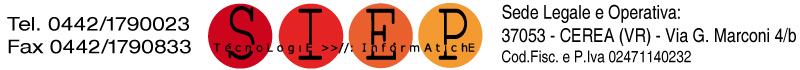SIEP Informatica - Tel. 0442/1790023